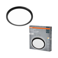 OSRAM ORBIS EASYFIX LED Backlight Deckenleuchte 22cm 14W 3Step Click CCT IP54, schwarz