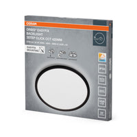 OSRAM ORBIS EASYFIX LED Backlight Deckenleuchte 42cm 22W 3Step Click CCT IP54, schwarz