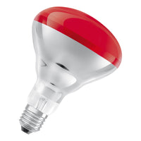 LEDVANCE Infrarotlampe, Wärmelampe 1200 K, 250 W, 12,5 cm ⌀, Glas, 50° Abstrahlwinkel, 5.000 h Lebensdauer, 240 V, E27, IP20