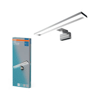 OSRAM LED-Badezimmerspiegelleuchte Orbis Saturn Chrome, 4000 K, Kaltweiß, 700 lm, 10 W