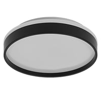 OSRAM SMART+ Matter Deckenleuchte Ceiling Schwarz, 3000-6500, RGBTW, 1000 lm, 16 W, 30 cm Durchmesser