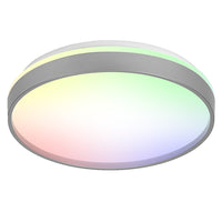 OSRAM SMART+ Matter Deckenleuchte Ceiling Silber, 3000-6500, RGBTW, 1500 lm, 24 W, 38,5 cm Durchmesser
