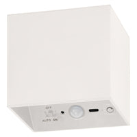 OSRAM Deckenleuchte Orbis Wall Square Weiß 2er-Pack, 3000 K, Warmweiß, 185 lm, 4,2 W, Aluminium und Kunststoff