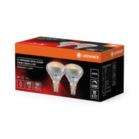 LEDVANCE Infrarotlampe, Wärmelampe, 2350 K, 250 W, 12,5 cm ⌀, Glas, 50° Abstrahlwinkel, 5.000 h Lebensdauer, 240 V, E27, IP20