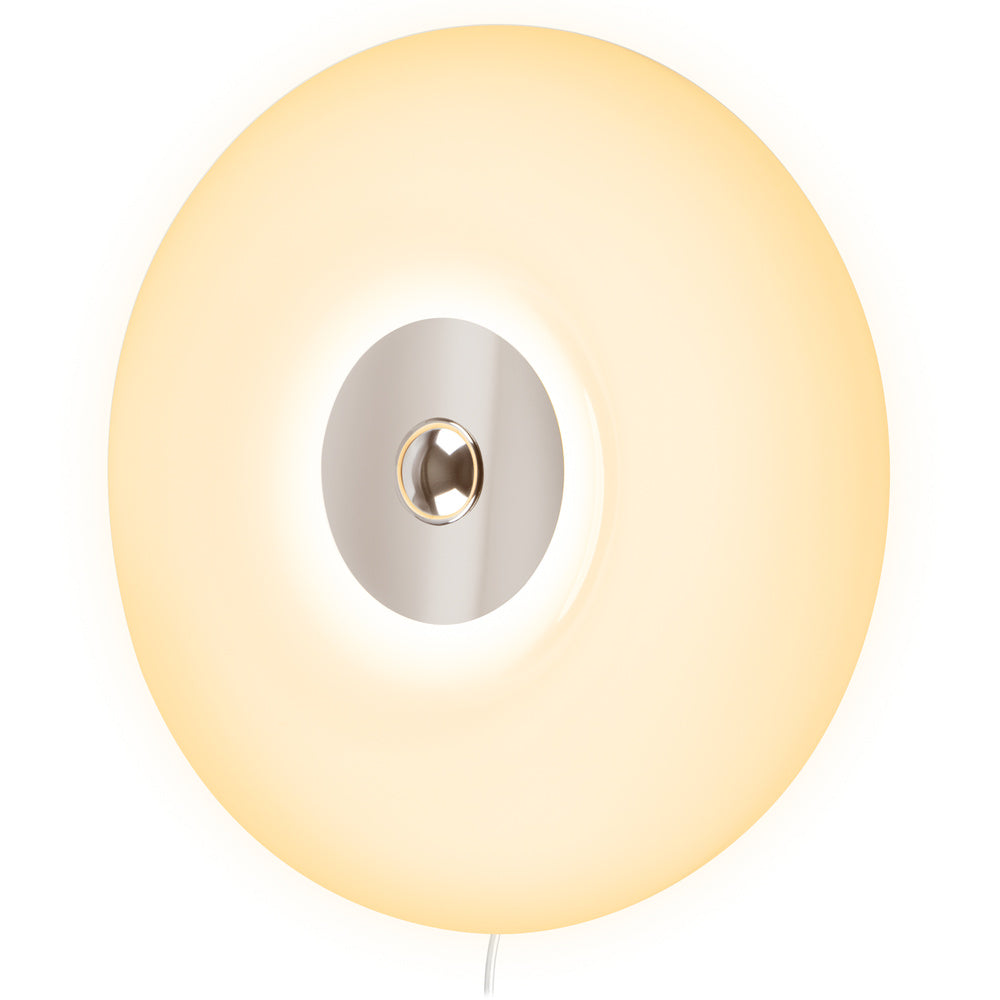 OSRAM DECOR Wandleuchte Lunea Weiß, 2700 K / 4000 K / 6500 K, Warmweiß, 1700 lm, 22 W, 30 cm ⌀, Stahl