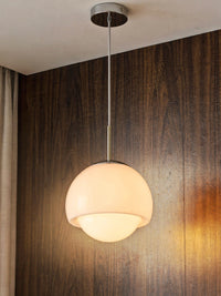 OSRAM DECOR Pendelleuchte Dome Pendant Weiß, 22 cm ⌀, Stahl, 220-240 V, E27, IP20