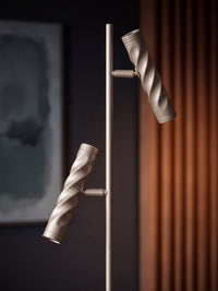 OSRAM DECOR Stehleuchte Twirl Beige, 25 cm Durchmesser, Stahl, 220-240 V, GU10, IP20