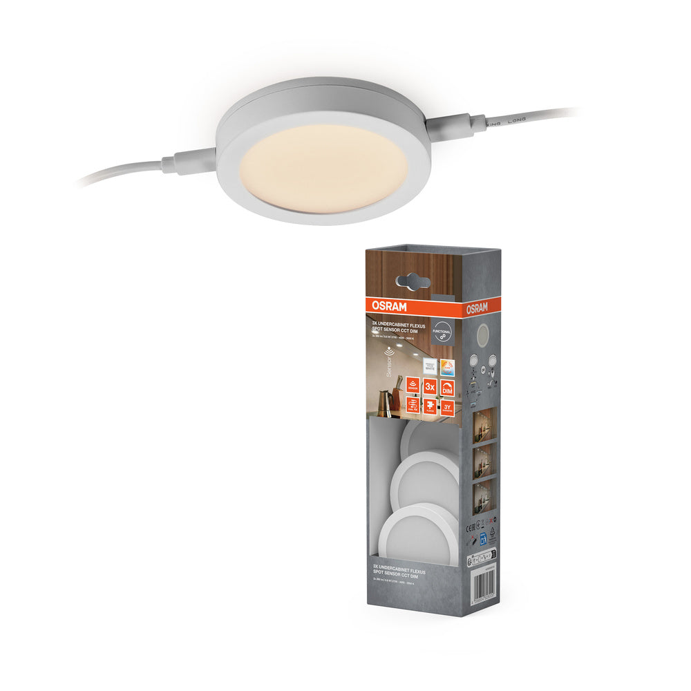OSRAM Unterbauleuchte Flexus Spot 9,8W CCT dimmbar Weiß