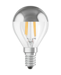 OSRAM LED Lampe LED Retrofit CLASSIC P Mirror 4W 827 Silver E14, 350 lm, 2700 K, Warmweiß-LEDVANCE Shop