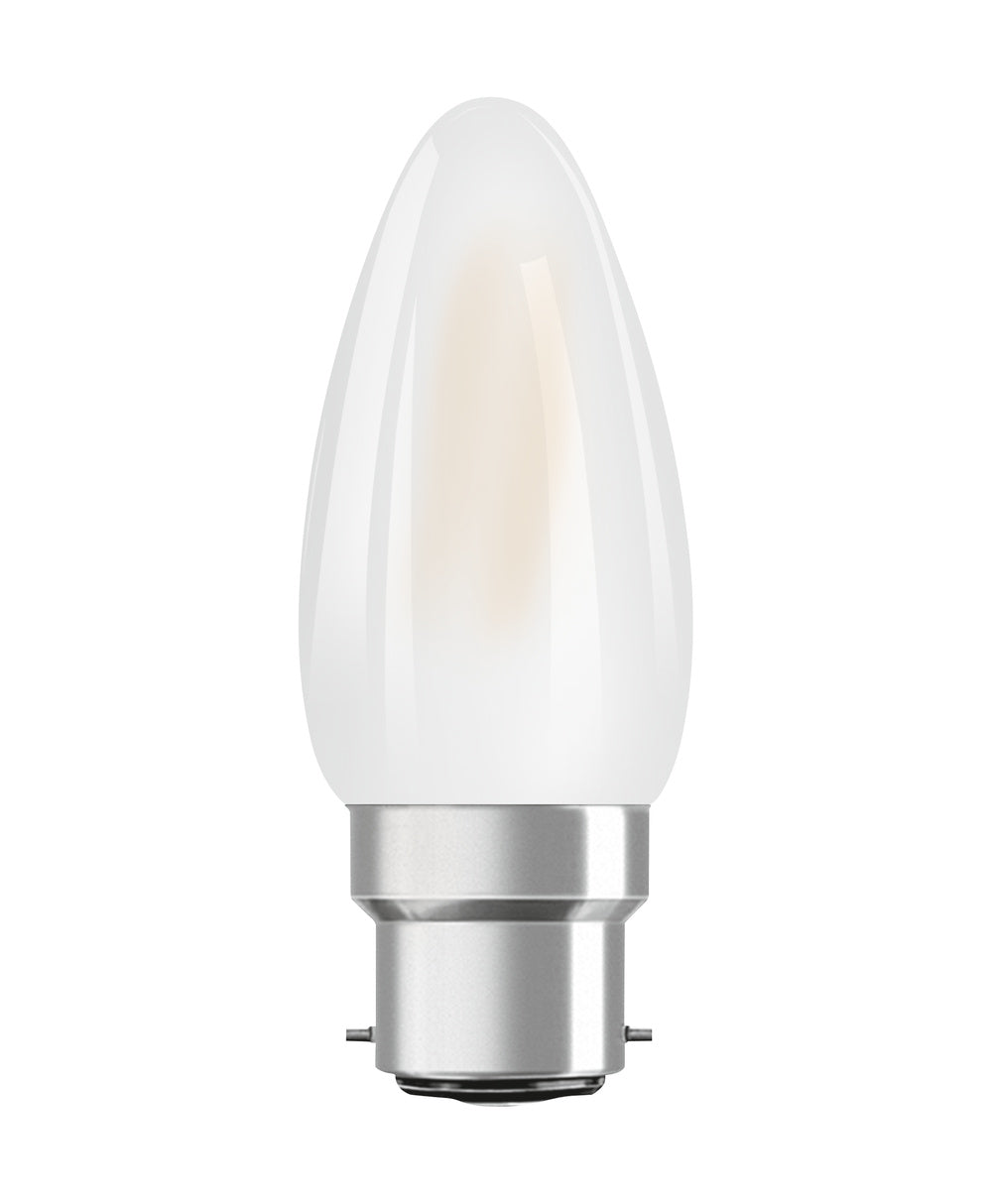 OSRAM LED Lampe LED SUPERSTAR PLUS CLASSIC B FILAMENT 3.4W 927 Frosted B22d, 470 lm, 2700 K, Warmweiß-LEDVANCE Shop