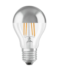OSRAM LED Lampe LED Retrofit CLASSIC A Mirror 4W 827 Clear E27 Silver, 400 lm, 2700 K, Warmweiß-LEDVANCE Shop