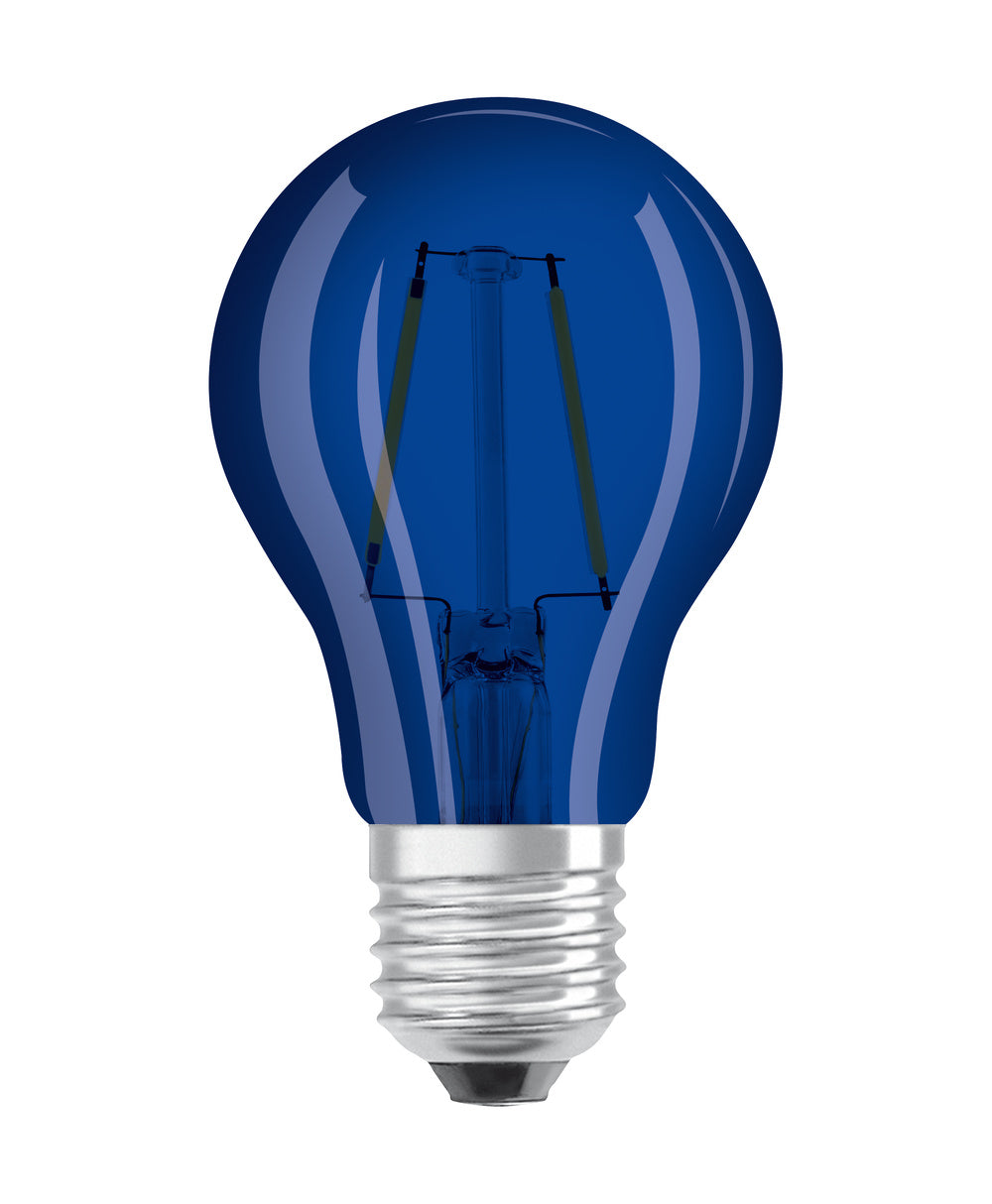 OSRAM LED Lampe LED STAR DÉCOR CLASSIC A 2.5W 190 Blue E27, 10 lm, 9000 K, Blau-LEDVANCE Shop