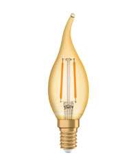 OSRAM VINTAGE 1906® LED Lampe LED CLASSIC B 2.5W 824 Gold E14 BA-Form, 220 lm, 2400 K, Warm Comfort Light