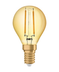 OSRAM VINTAGE 1906® LED Lampe LED CLASSIC P 2.5W 824 Gold E14, 220 lm, 2400 K, Warm Comfort Light