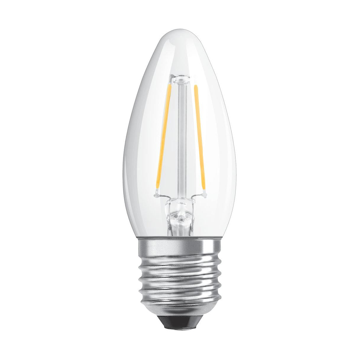 OSRAM LED Lampe LED Retrofit CLASSIC B DIM 4.8W 827 Clear E27, 470 lm, 2700 K, Warmweiß-LEDVANCE Shop