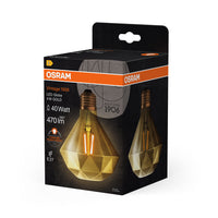 OSRAM VINTAGE 1906® LED Lampe LED SPECIAL Shapes 4W 824 Gold E27, 470 lm, 2400 K, Warm Comfort Light