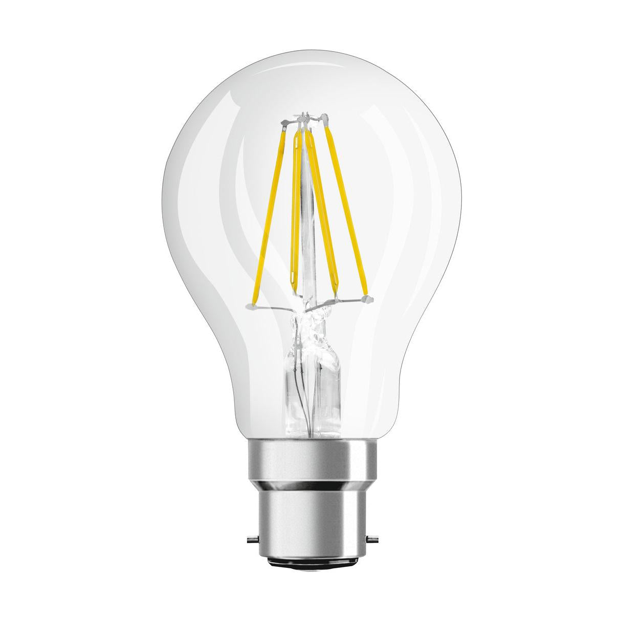OSRAM LED Lampe LED Retrofit CLASSIC A 6.5W 840 Clear B22d, 806 lm, 4000 K, Kaltweiß-LEDVANCE Shop