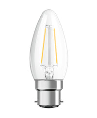 OSRAM LED Lampe LED Retrofit CLASSIC B 2.5W 827 Clear B22d, 250 lm, 2700 K, Warmweiß-LEDVANCE Shop