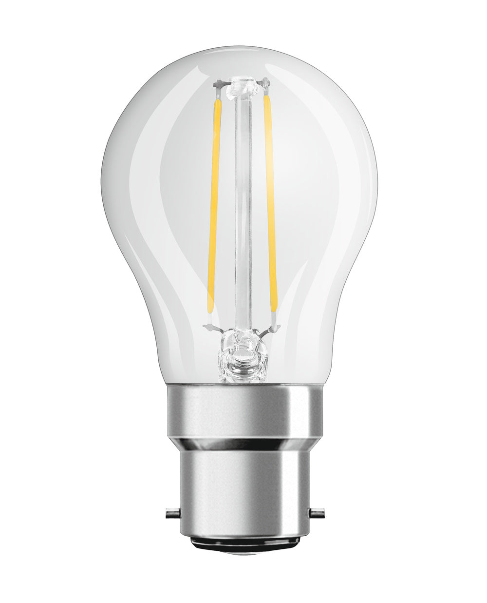 OSRAM LED Lampe LED Retrofit CLASSIC P 2.5W 827 Clear B22d, 250 lm, 2700 K, Warmweiß-LEDVANCE Shop