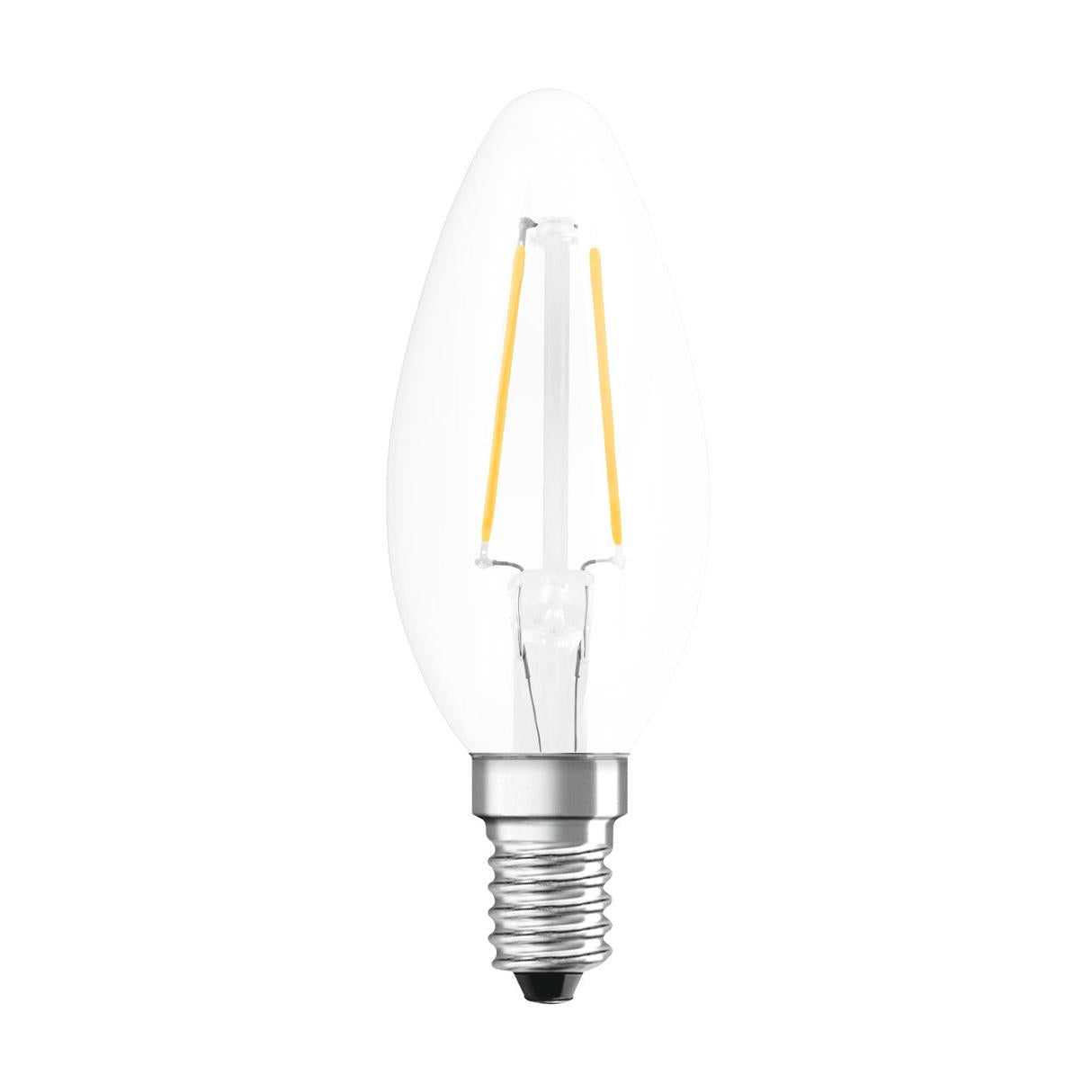 OSRAM LED Lampe LED Retrofit CLASSIC B DIM 2.8W 827 Clear E14, 250 lm, 2700 K, Warmweiß-LEDVANCE Shop