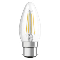 OSRAM LED Lampe LED Retrofit CLASSIC B 4W 827 Clear B22d, 470 lm, 2700 K, Warmweiß-LEDVANCE Shop