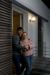 OSRAM ENDURA Classic Wandleuchte mit Sensor, Stahl, IP44