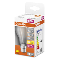 OSRAM LED Lampe LED Retrofit CLASSIC A DIM 11W 827 Frosted B22d, 1521 lm, 2700 K, Warmweiß-LEDVANCE Shop