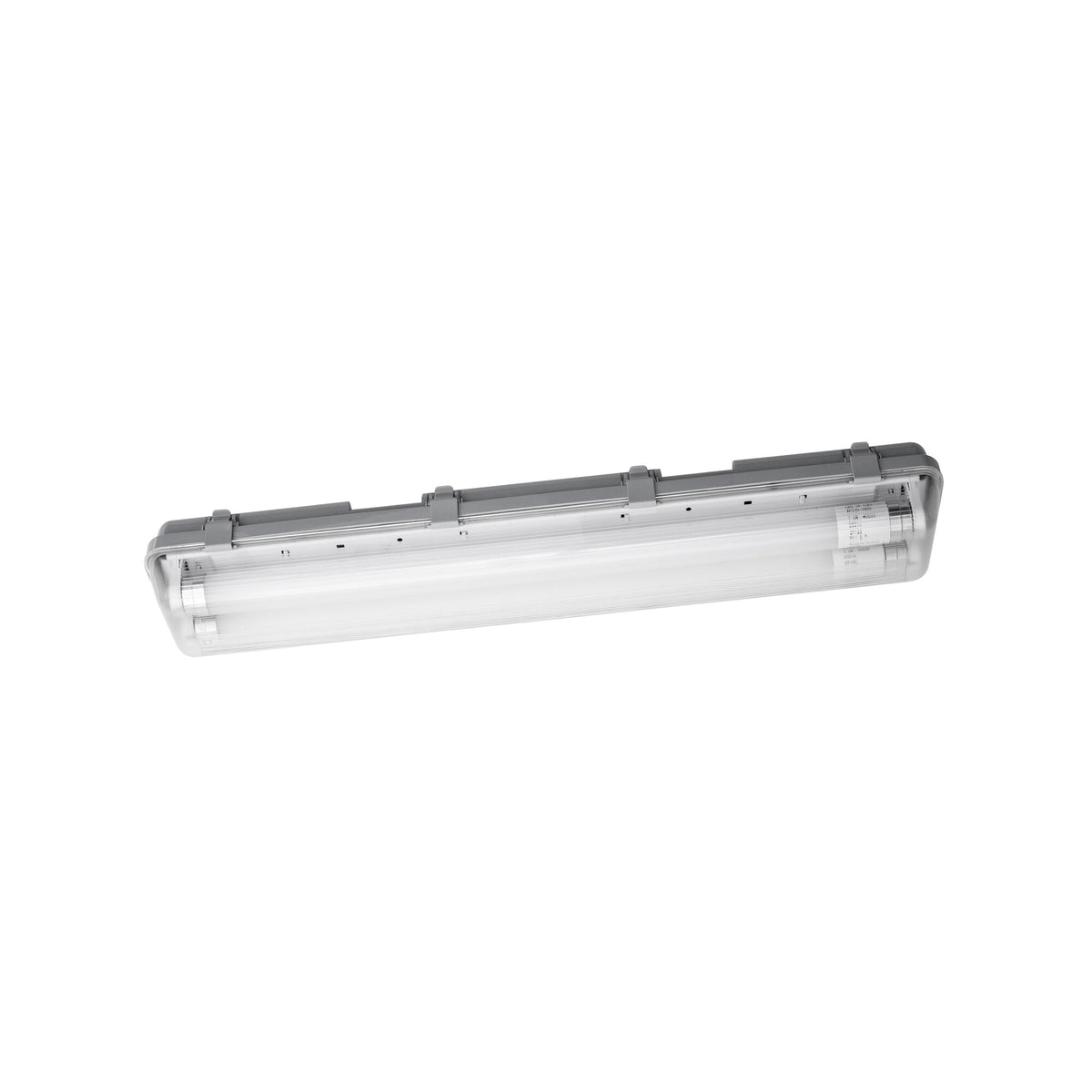 LEDVANCE ESSENTIAL Feuchtraumleuchte 2-flammig, 14W, 1560lm, kaltweiß, 4000K, 651x108x64mm, sehr gutes Preis-Leistungs-Verhältnis, für Räume mit hoher Luftfeuchtigkeit wie Keller, Schutzklasse IP65