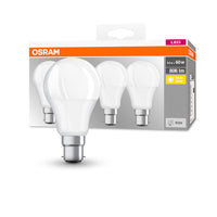 OSRAM LED Lampe LED BASE CLASSIC A LED Lampe 8W 827 Frosted B22d, 806 lm, 2700 K, Warmweiß, 4er Pack-LEDVANCE Shop