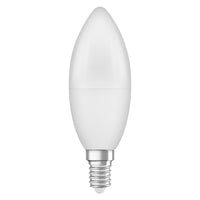 OSRAM LED Star Classic B 60 Lampe Recycled Plastic 7.5W Kaltweiß Frosted E14