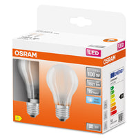 OSRAM LED Lampe LED Retrofit CLASSIC A 11W 840 Frosted E27, 1521 lm, 4000 K, Kaltweiß-LEDVANCE Shop