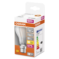 OSRAM LED Lampe LED Retrofit CLASSIC A DIM 7W 827 Frosted B22d, 806 lm, 2700 K, Warmweiß-LEDVANCE Shop