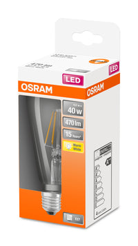OSRAM LED Lampe LED Retrofit CLASSIC ST 4W 827 Clear E27, 470 lm, 2700 K, Warmweiß-LEDVANCE Shop