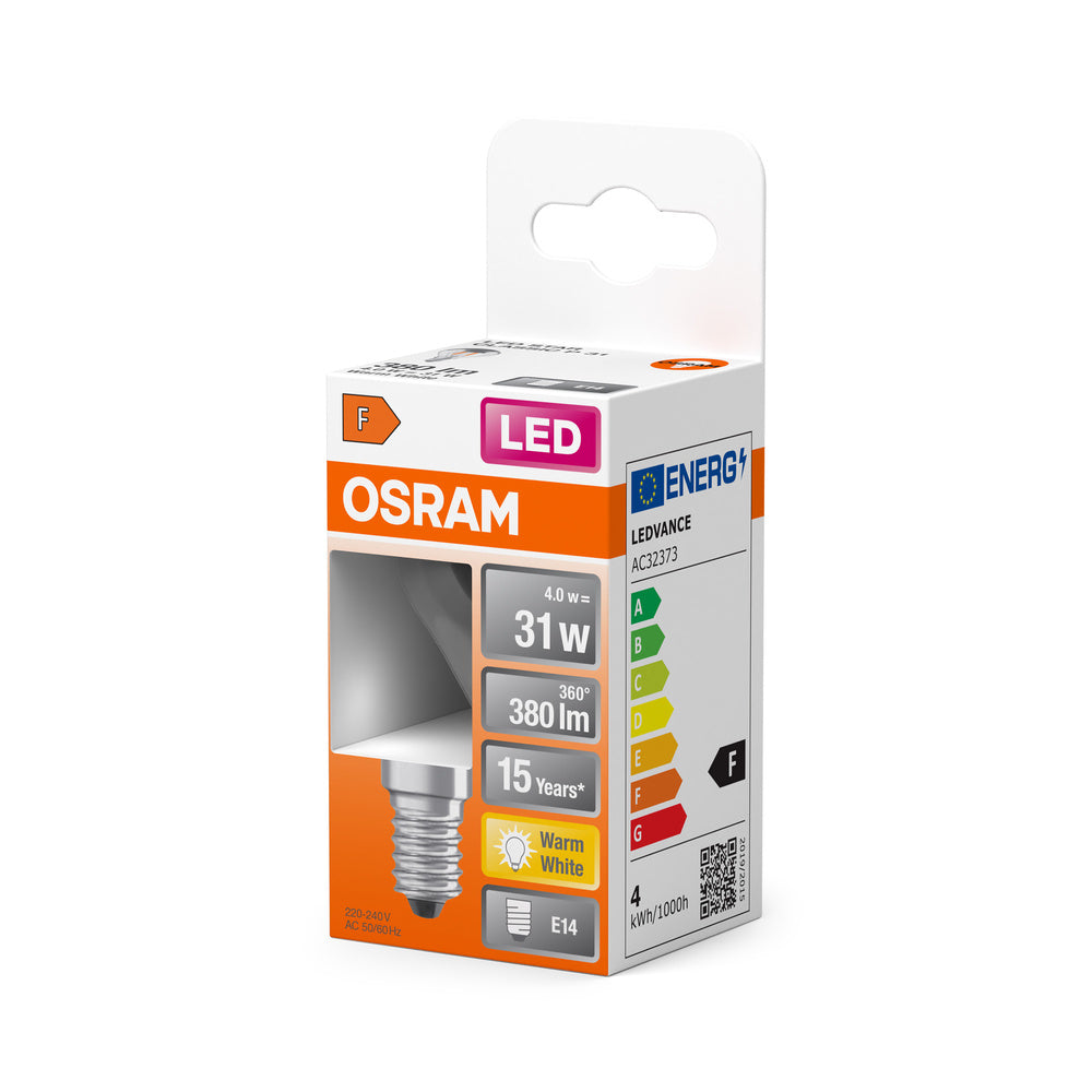 OSRAM LED Lampe LED Retrofit CLASSIC P Mirror 4W 827 Silver E14, 350 lm, 2700 K, Warmweiß-LEDVANCE Shop
