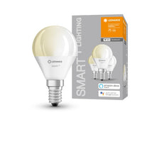 LEDVANCE Wifi SMART+ LED Lampe Mini Bulb dimmbar (ex 40W) 5W / 2700K Warmweiß E14 3er