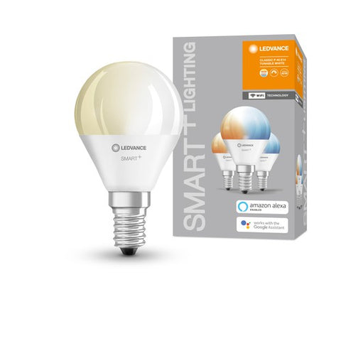 LEDVANCE Wifi SMART+ LED Lampe Mini Bulb Tunable Weiß (ex 40W) 5W / 2700-6500K E14 3er