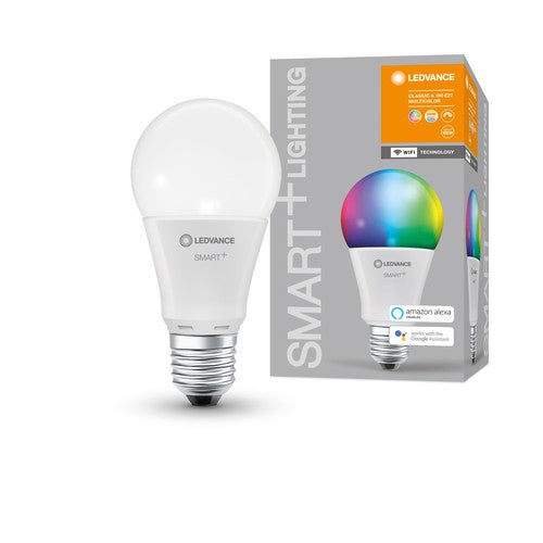 LEDVANCE Wifi SMART+ Classic LED Lampe RGBW mehrfarbig (ex 100W) 14W / 2700-6500K E27