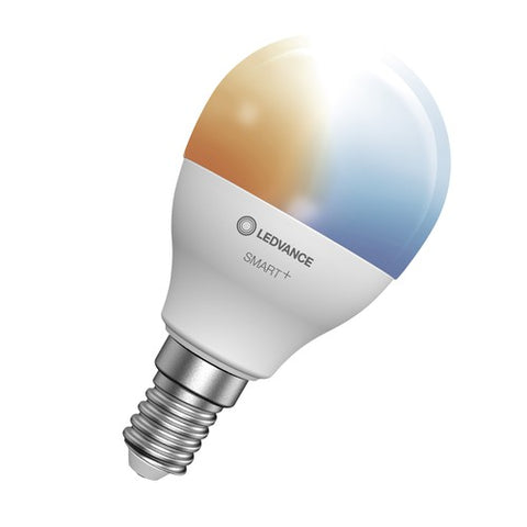 LEDVANCE Bluetooth SMART+ LED LampeMini bulb Tunable Weiß (ex 40W) 5W / 2700-6500K E14