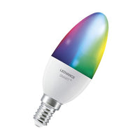 LEDVANCE Wifi SMART+ LED Lampe Kerze RGBW mehrfarbig (ex 40W) 5W / 2700-6500K E14