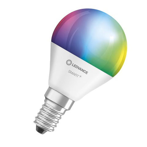 LEDVANCE Wifi SMART+ LED Lampe Mini Bulb RGBW mehrfarbig (ex 40W) 5W / 2700-6500K E14 3er