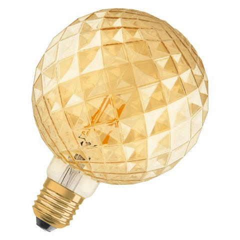 OSRAM Vintage 1906® GLOBE LED Lampe (ex 40W) 4,5W / 2500K Warmweiß E27 Gold Optik