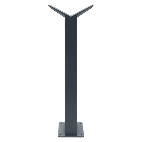 LEDVANCE Wand- und Deckenleuchte LED: für Boden, ENDURA STYLE BAT / 9,50 W, 220…240 V, Ausstrahlungswinkel: 120, Warm weiß, 3000 K, Gehäusematerial: Aluminium, IP44
