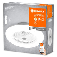 LEDVANCE Smarte Wand- und Deckenleuchte LED für Decke, SMART WIFI CEILING FAN / 74 W, 3.6 V, Ausstrahlungswinkel: 110, Tunable White, 3000…6500 K, Gehäusematerial: (ABS), IP20 1er-Pack