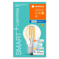 LEDVANCE Bluetooth SMART+ Classic P Lampe dimmbar (ex 40W) 4W / 2700K Warmweiß E27