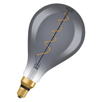 OSRAM Vintage 1906® LED Lampe dimmbar (ex 12W) 5W / 1800K Warmweiß E27 Rauchglas Optik, E27