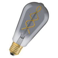 OSRAM Vintage 1906® LEDISON LED Lampe (ex 15W) 5W / 1800K Warmweiß E27 Rauchglas Optik, E27