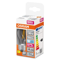 OSRAM FILAMENT LED-Lampe LED SUPERSTAR+ CL P GL FR 40 dim 3,4W/927 E27 CRI90 BOX, E27