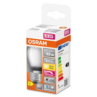 OSRAM FILAMENT LED-Lampe LED SUPERSTAR+ CL P GL FR 40 dim 3,4W/940 E27 CRI90 BOX, E27