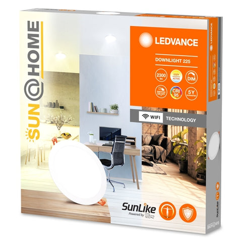LEDVANCE Wifi SUN@HOME Downlights Deckenleuchte 22,5cm 22W / 2200-5000K