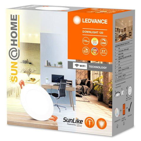 LEDVANCE SUN@HOME LED Einbaustrahler weiß, versenkbar, 8W 120 Durchmesser